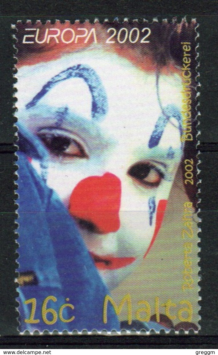 Malta 2002 Set Of Stamps To Celebrate Europa Circus. - Malta