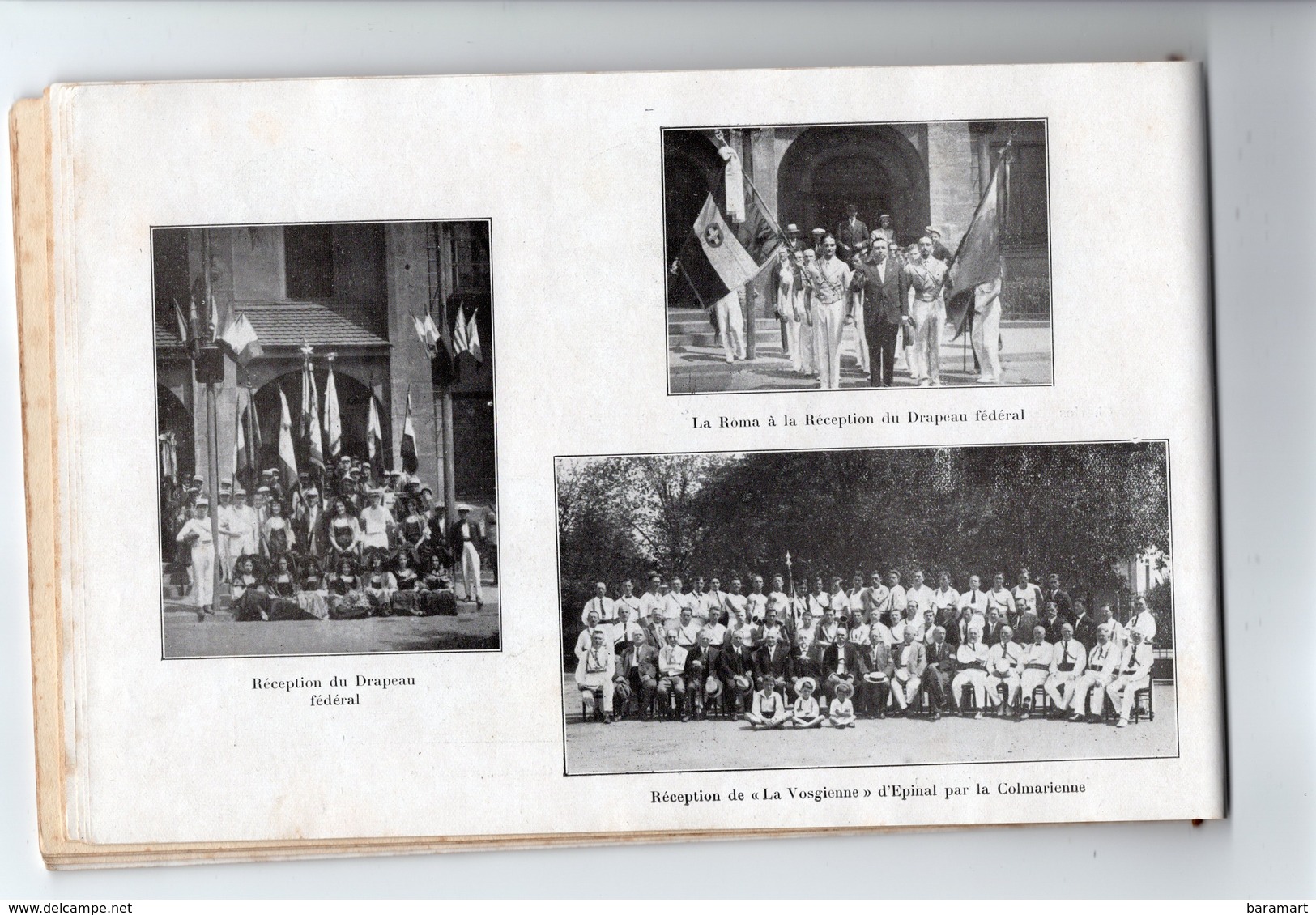68 Grand concours international de gymnastique d'Alsace COLMAR 13 14 15 JUILLET 1928 Livret 38 PAGES + 1 CARTE POSTALE