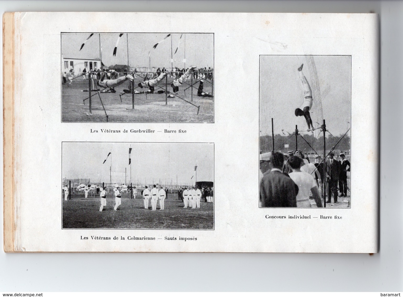 68 Grand concours international de gymnastique d'Alsace COLMAR 13 14 15 JUILLET 1928 Livret 38 PAGES + 1 CARTE POSTALE