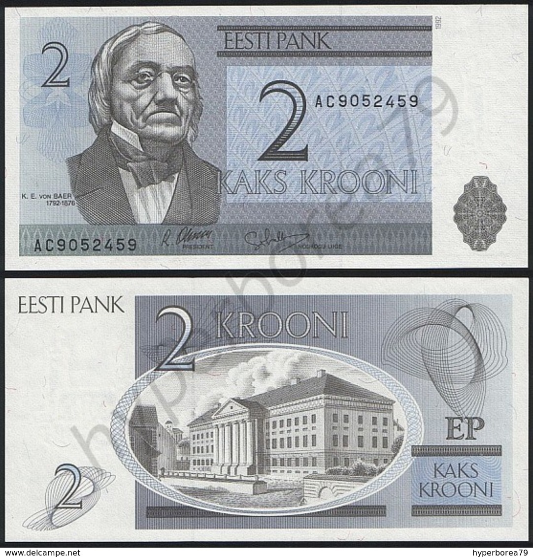 Estonia P 70 - 2 Krooni 1992 - UNC - Estonie