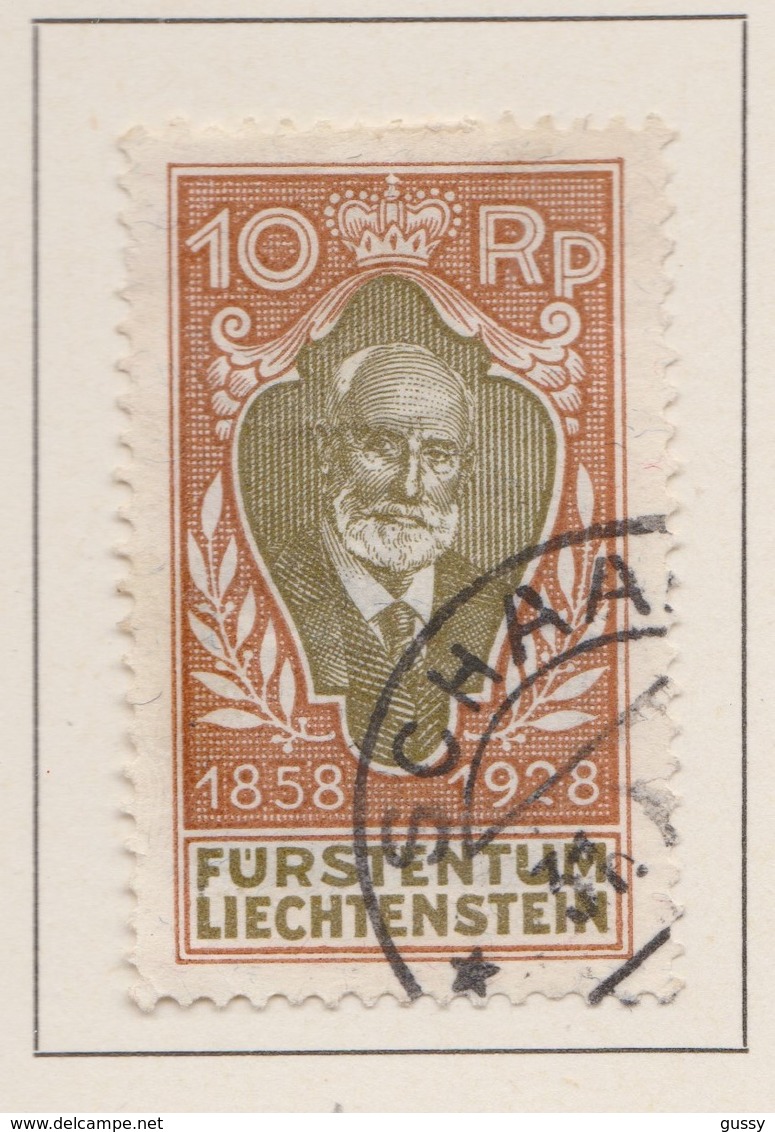 LIECHTENSTEIN 1928:   1 Timbre Oblitéré,    TTB - Collections