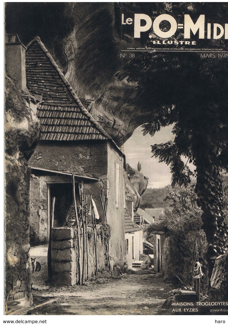 Revue Du Personnel SNCF, Train, Cheminot - Orléans - Midi  " Le PO-MIDI" 1936 N°38 - Articles, Voir Descriptif (fr61) - 1900 - 1949