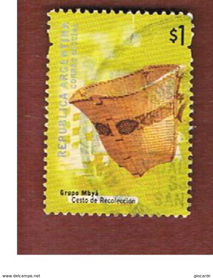 ARGENTINA - SG 2765  - 2000 ARGENTINE CULTURE: BASKET      -    USED ° - Gebraucht