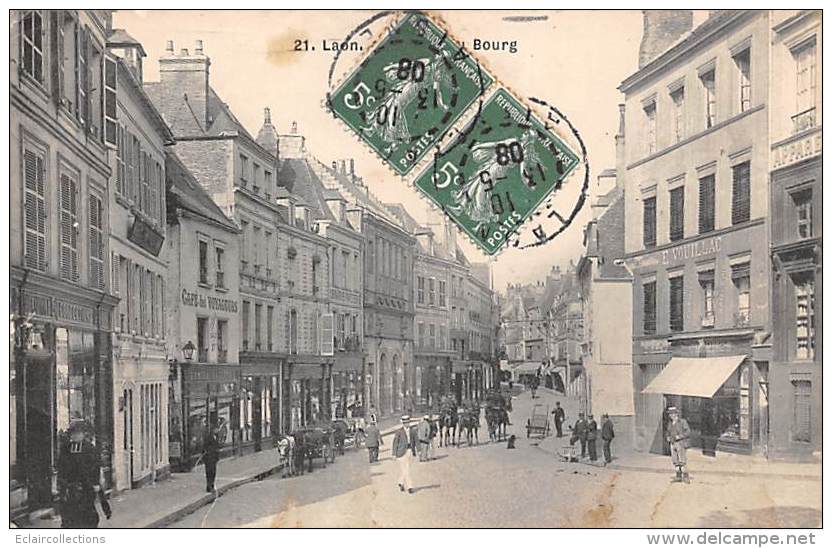 Laon         02       Rue Du Bourg   ( Voir Scan) - Laon