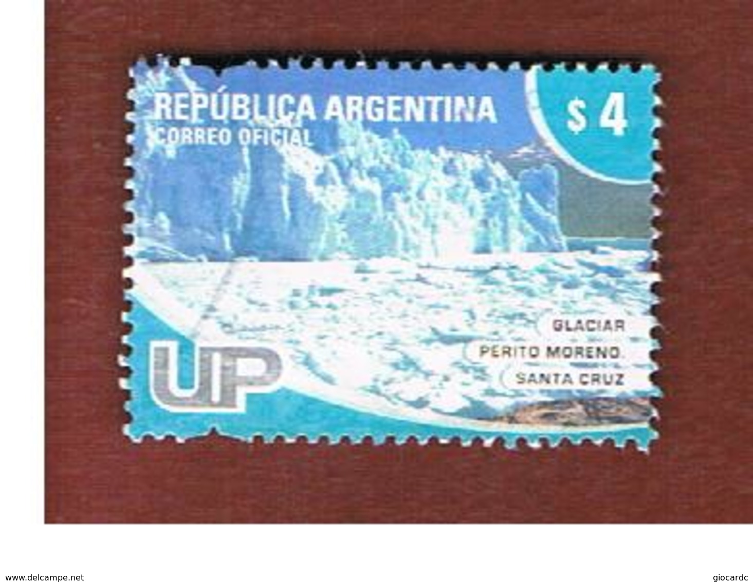 ARGENTINA -  MI 3012A  - 2002  PERITO MORENO GLACIER  -    USED ° - Usati