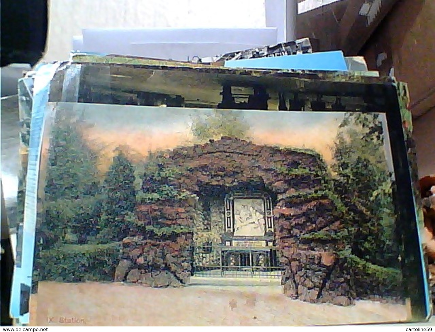 14 Postkaart BELGIO BELGIQUE  Moresnet Salut De Moresnet 1/14 Station Cave Grotto N1930  GU3307