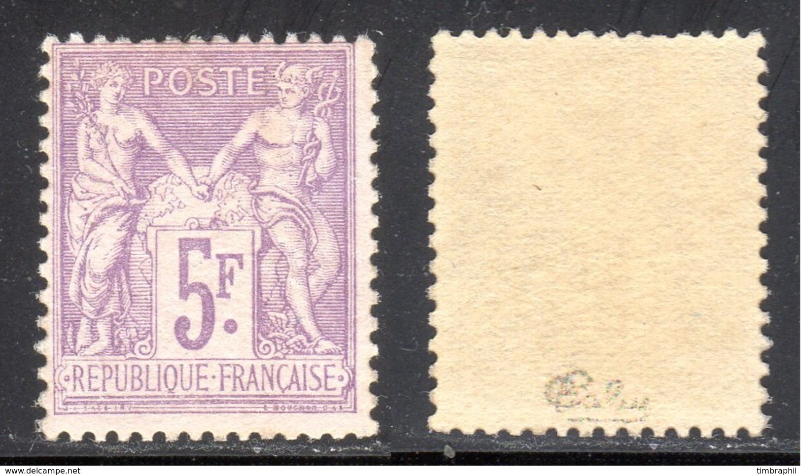 N° 95 (Sage) Neuf** LUXE Signé: COTE= 975 € - 1876-1898 Sage (Type II)