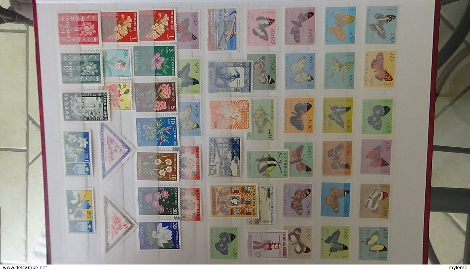 Très belle collection timbres et blocs ** du monde côte sympa.