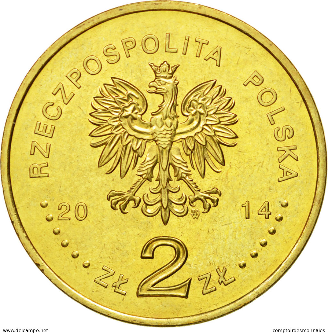 Monnaie, Pologne, 2 Zlote, 2014, Warsaw, SPL, Cupro-Aluminium, KM:901 - Pologne