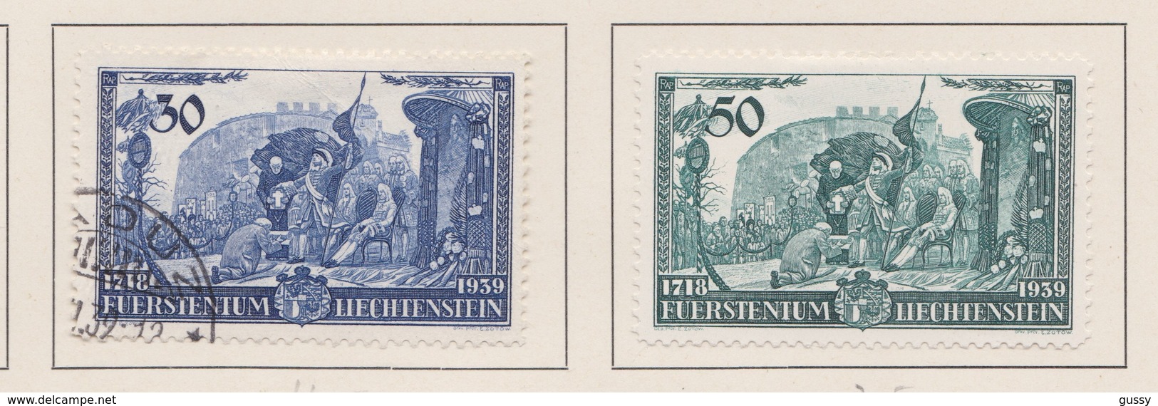 LIECHTENSTEIN 1939:   Timbre Oblitéré,    TTB - Collections