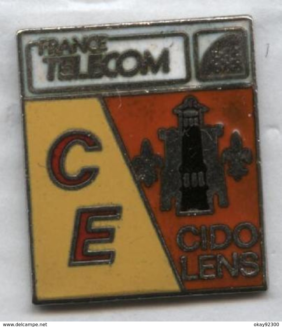 Pin's France Télécom CIDO Lens Mine Mineur - France Telecom