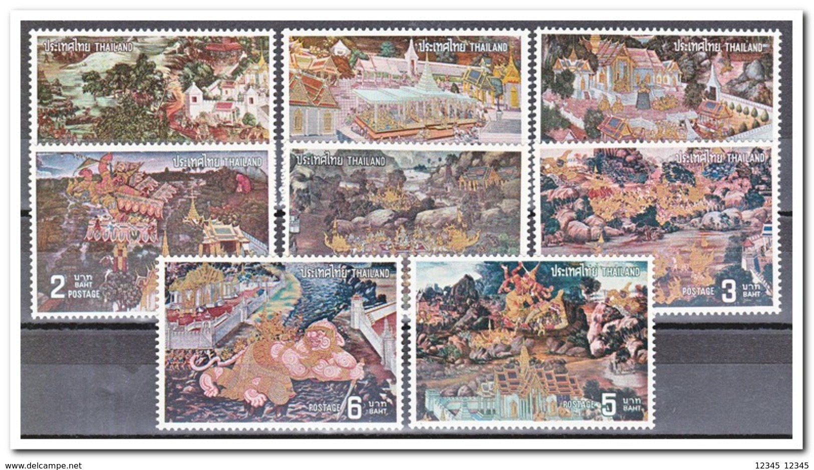 Thailand 1973, Postfris MNH, Paintings - Thailand