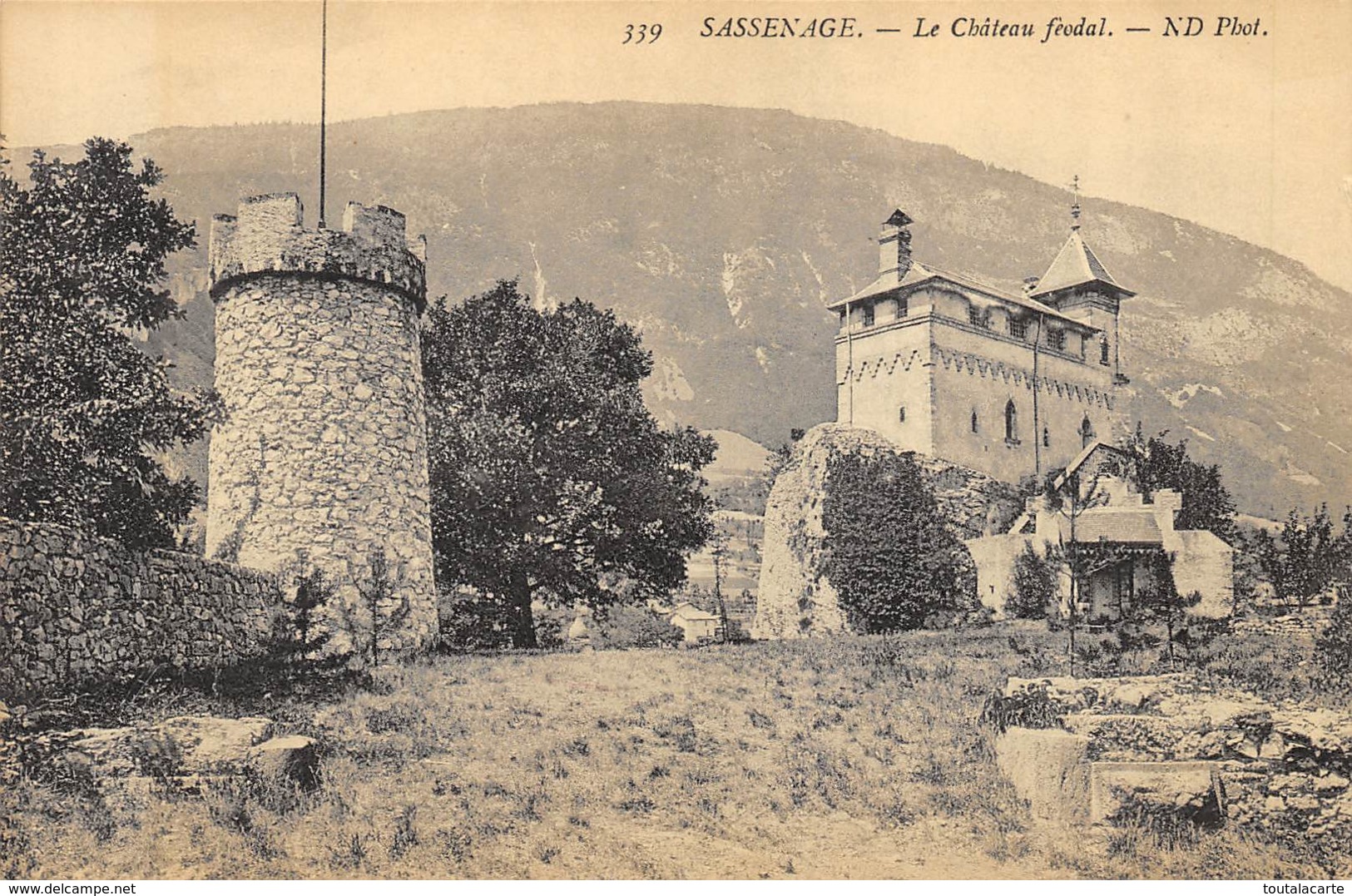 CPA 38   SASSENAGE LE CHATEAU FEODAL - Sassenage