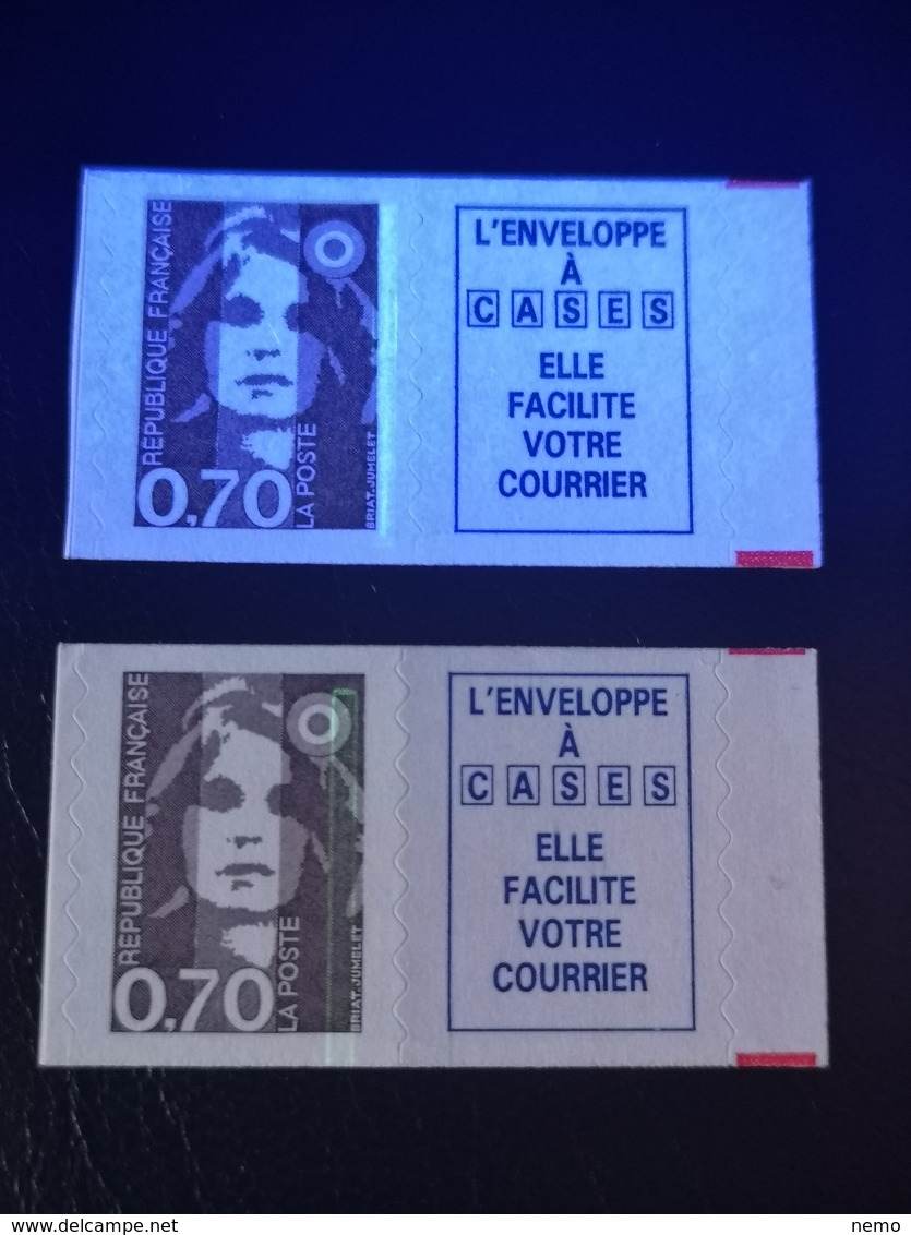 Timbres De Carnet Marianne De Briat 0.70fr. - Autres & Non Classés