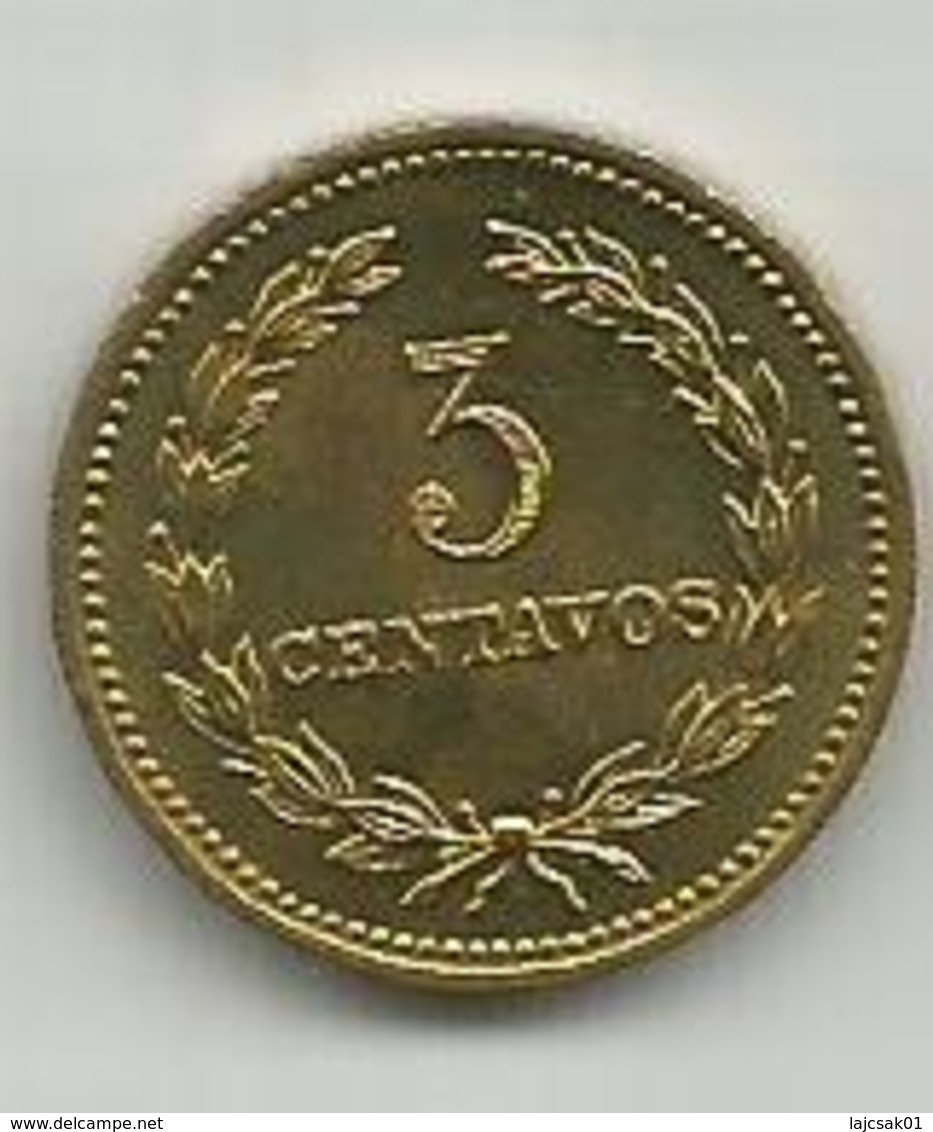 El Salvador 3 Centavos  1974. - Salvador