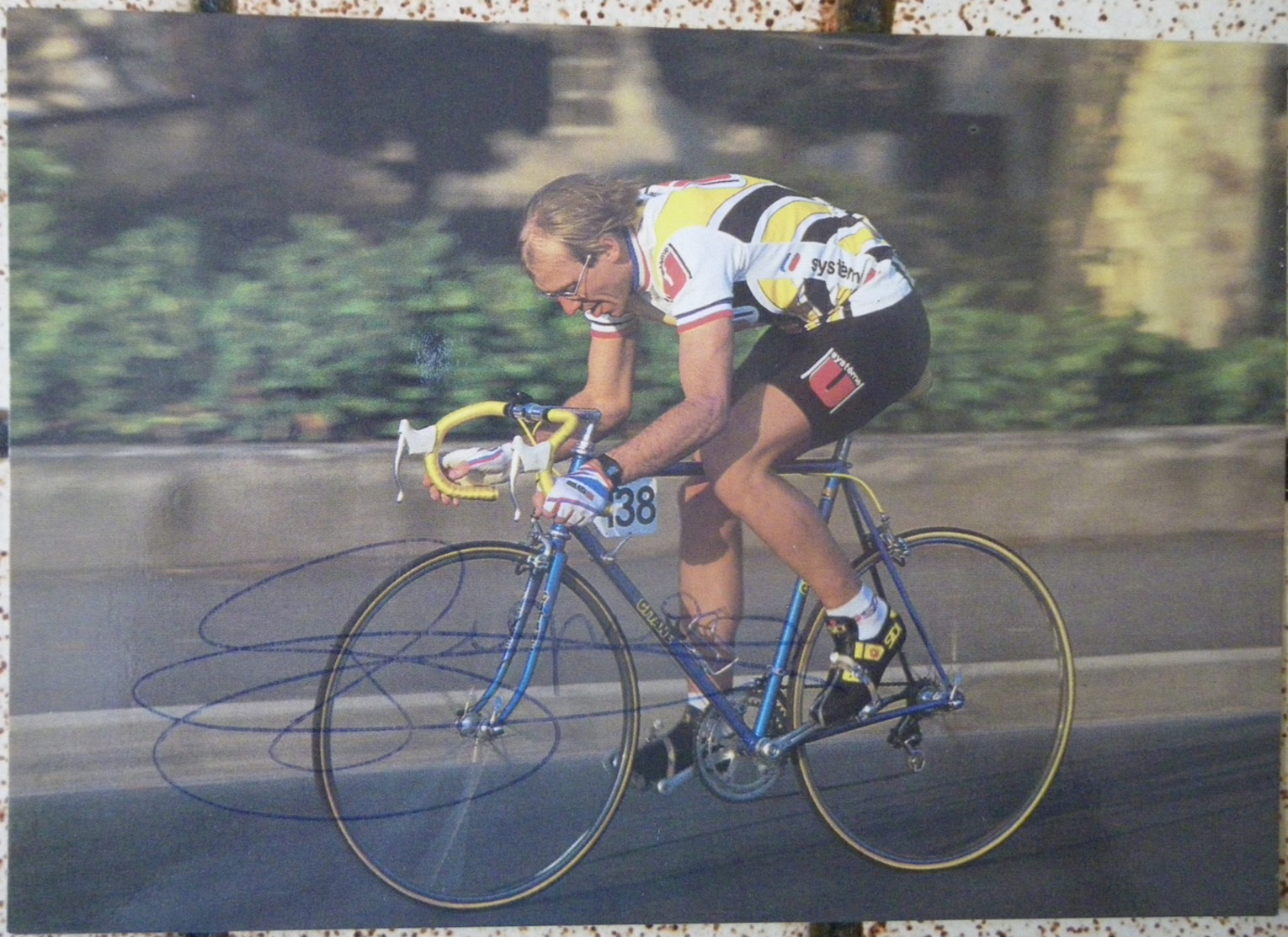 CARTE POSTALE LAURENT FIGNON DEDICACEE AUTOGRAPHE - Cyclisme