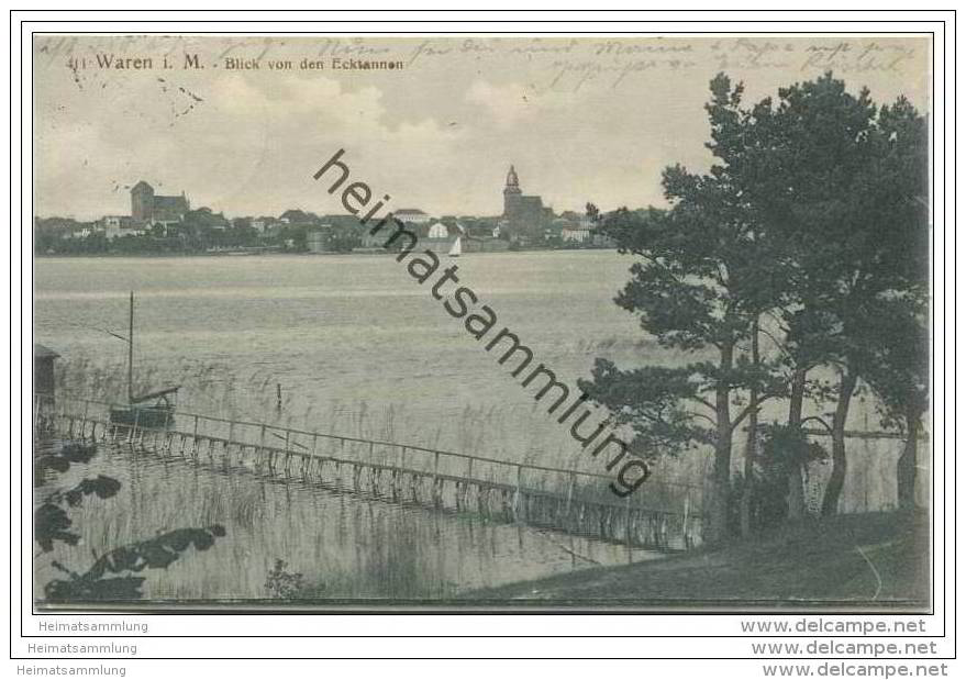 Waren - Müritz - Blick Von Den Ecktannen - Waren (Mueritz)