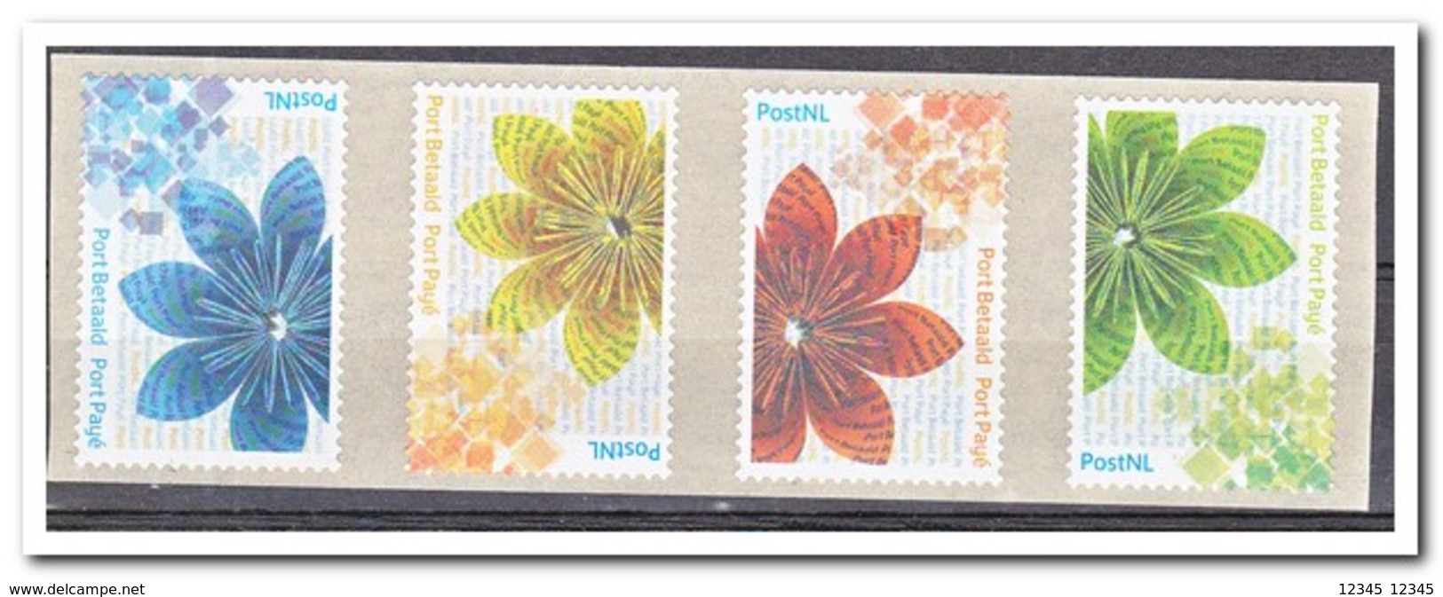 Nederland 2012, NVPH BZ37-BZ40, Postfris MNH, Flowers - Ongebruikt