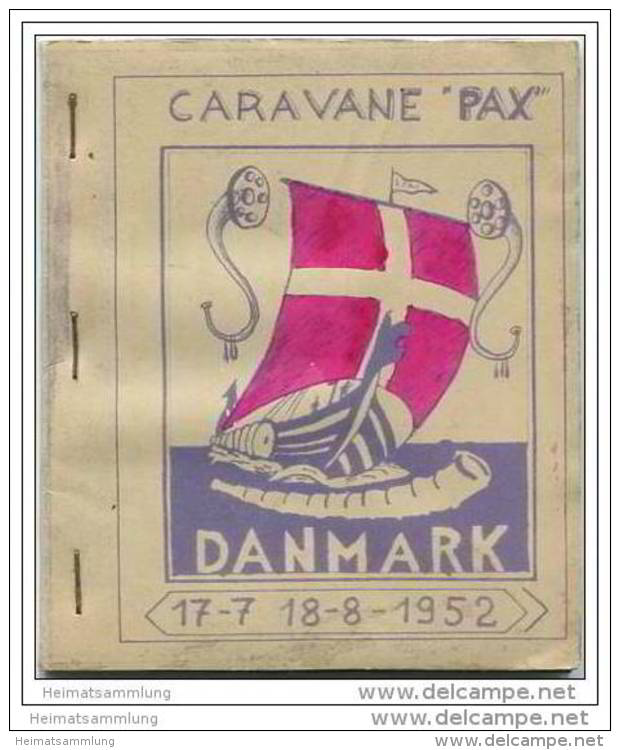 Caravane PAX 1952 DANMARK 17-7 - 18-8 1952 - France