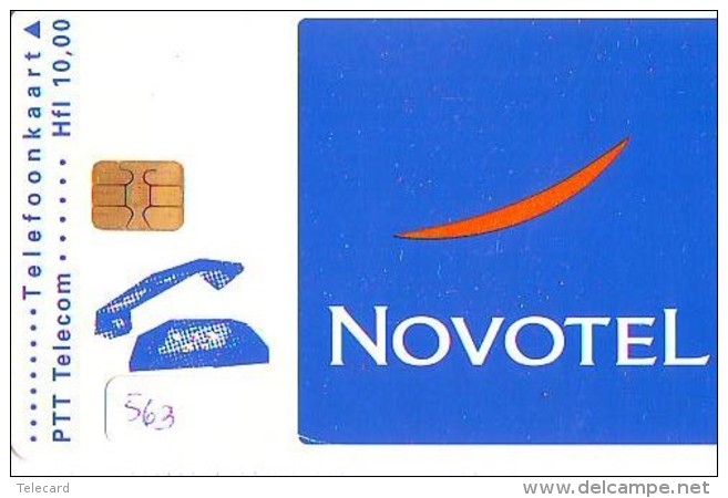 NEDERLAND CHIP TELEFOONKAART CRD 563 * NOVOTEL * Telecarte A PUCE PAYS-BAS ONGEBRUIKT MINT - Privé