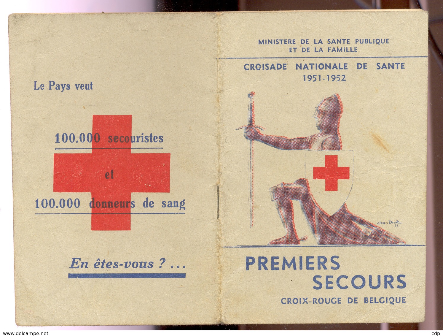 Carnet Croix Rouge  1951 - Autres & Non Classés