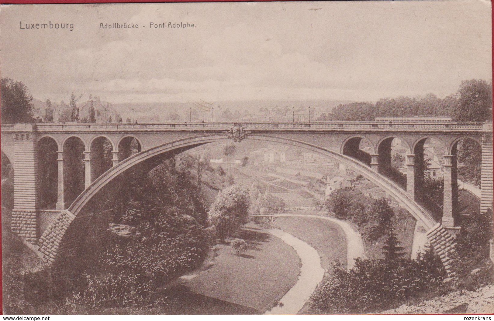 Luxemburg Luxembourg Adolfbrucke Pont Adolphe 1909 - Luxembourg - Ville