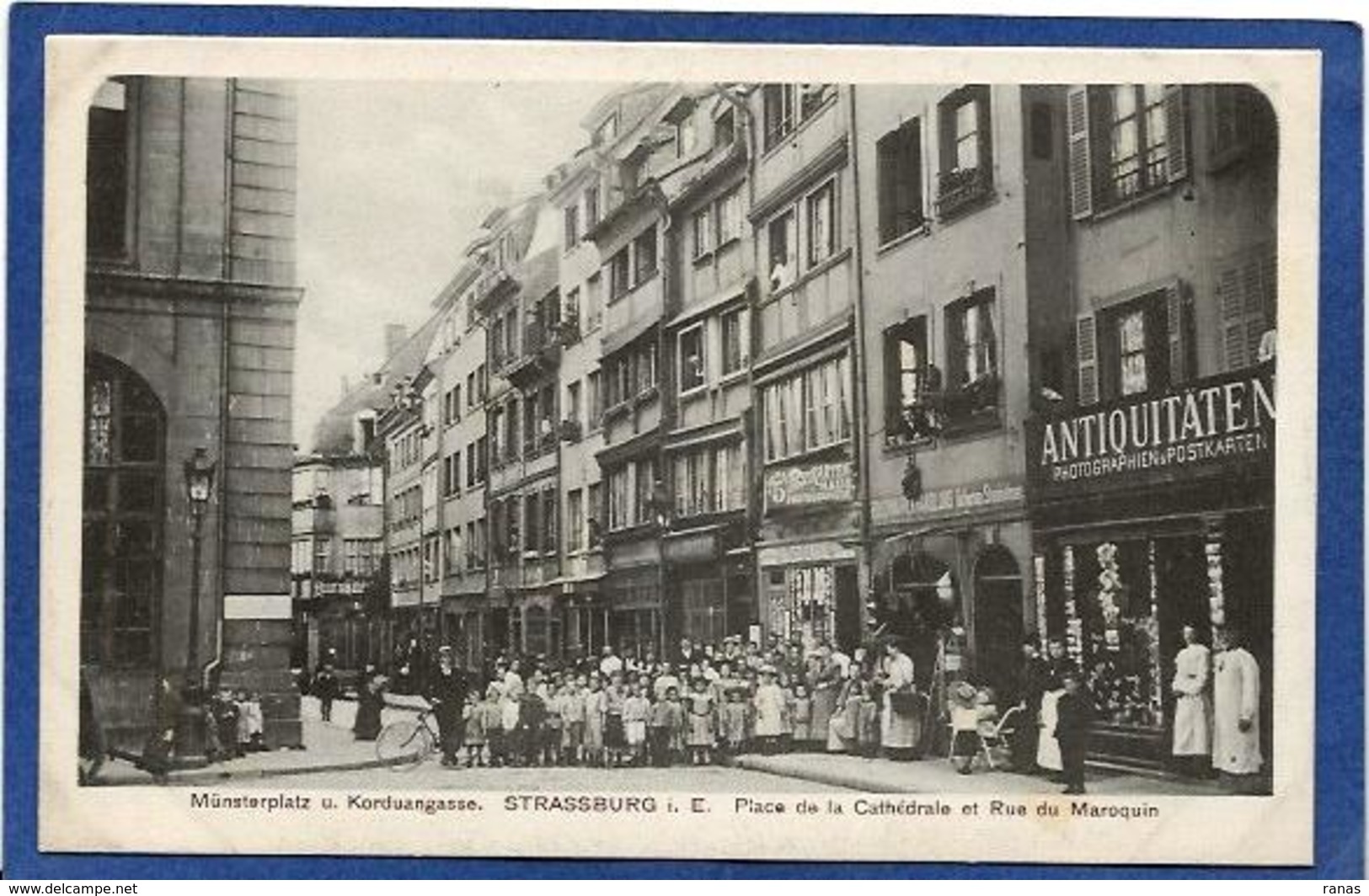 CPA BAS RHIN 67 Strasbourg Commerces Shop écrite - Straatsburg