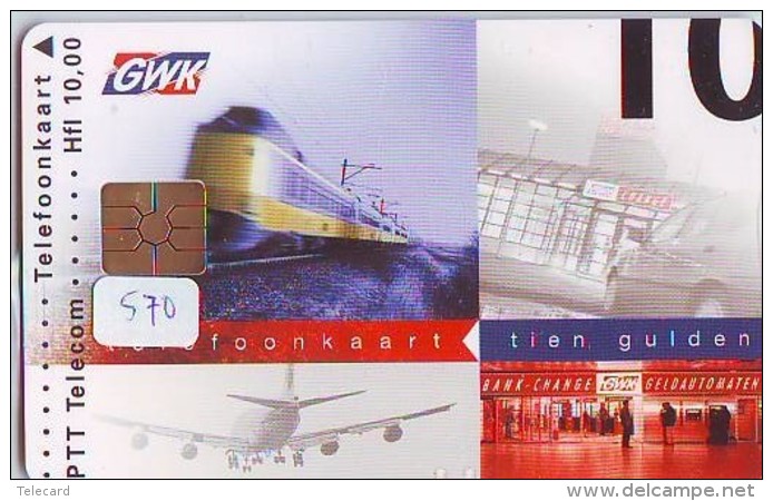 NEDERLAND CHIP TELEFOONKAART CRD 570 * GWK * TRAIN  * Telecarte A PUCE PAYS-BAS ONGEBRUIKT MINT - Privé