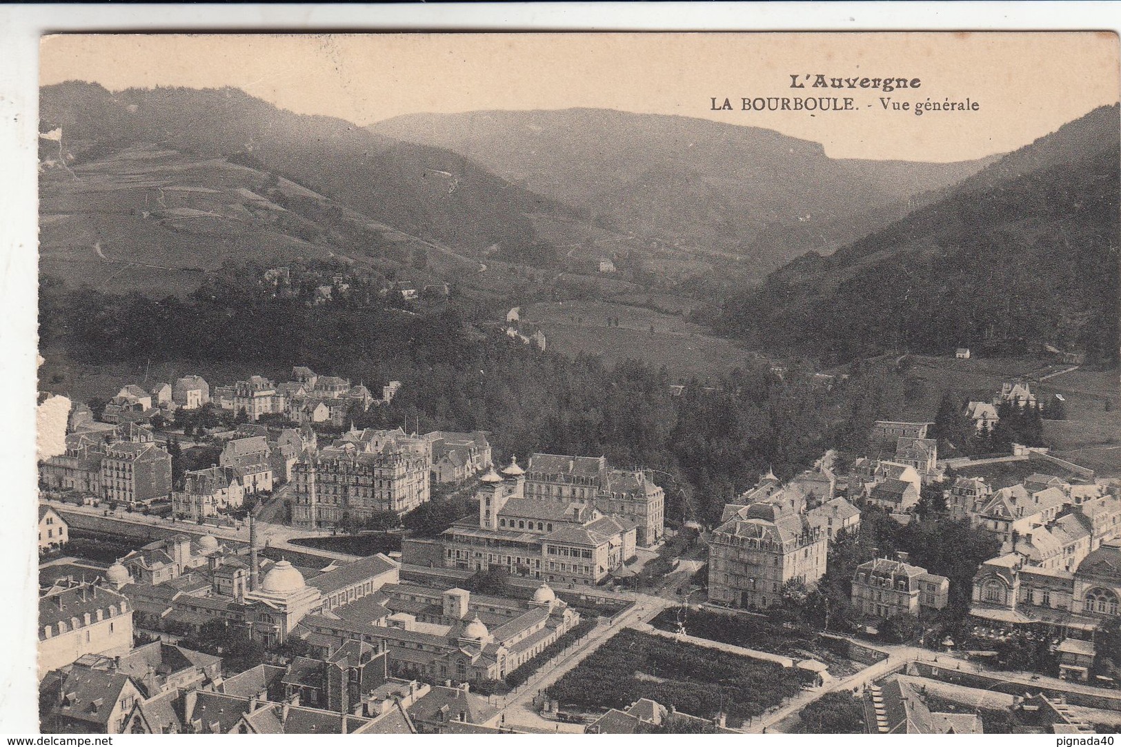 Cp , 63 , LA BOURBOULE , Vue Générale - La Bourboule