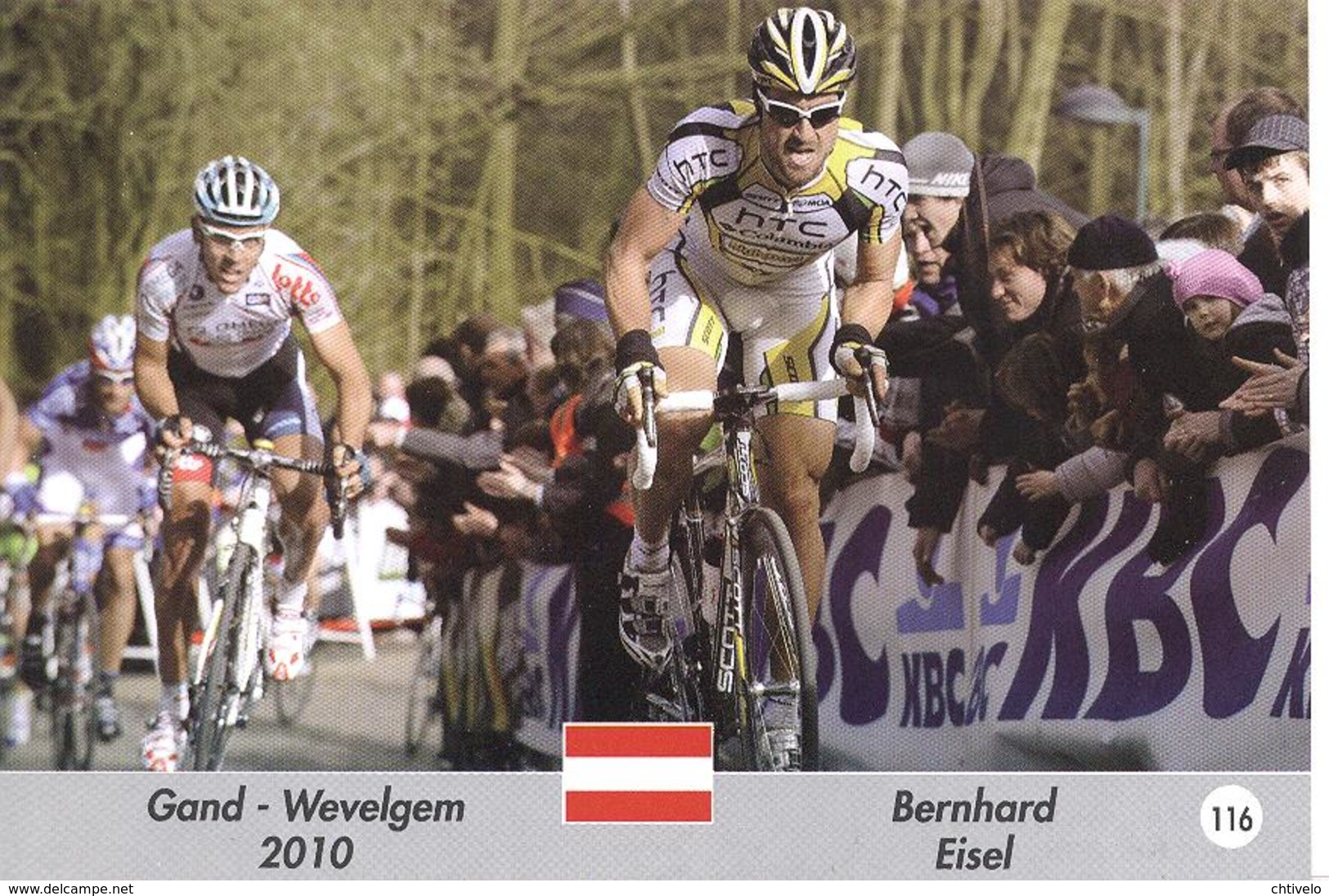 Cyclisme, Philippe Gilbert & Bernhard Eisel - Cyclisme