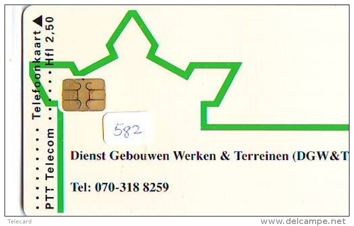 NEDERLAND CHIP TELEFOONKAART CRD 582 * DGW&amp;T * Telecarte A PUCE PAYS-BAS ONGEBRUIKT MINT - Privées