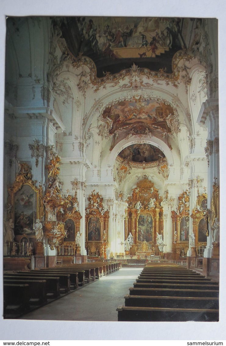 (10/6/10) AK "Dießen A.A." Blick In Den Kirchenraum Der Ehemaligen Klosterkirche - Diessen