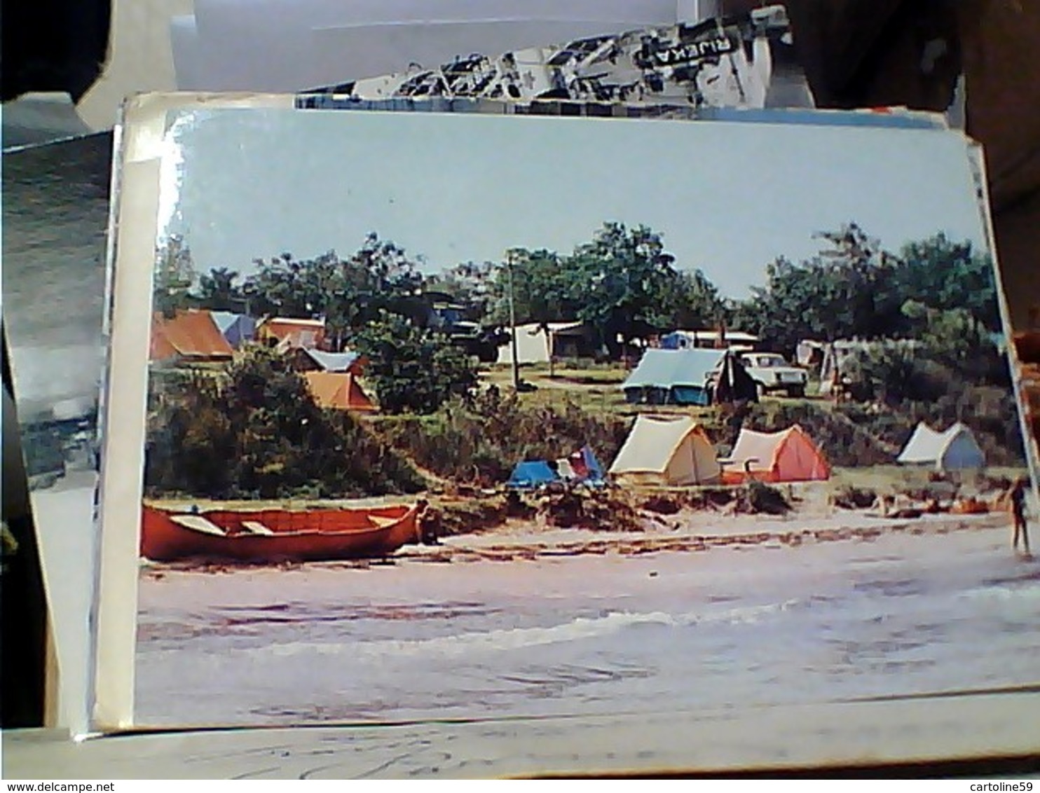 Bulgaria: Department, Bezirk, Districkt BURGAS - Camping "Zlatna Ribka" By The Beach V1982 GU3325 - Bulgaria