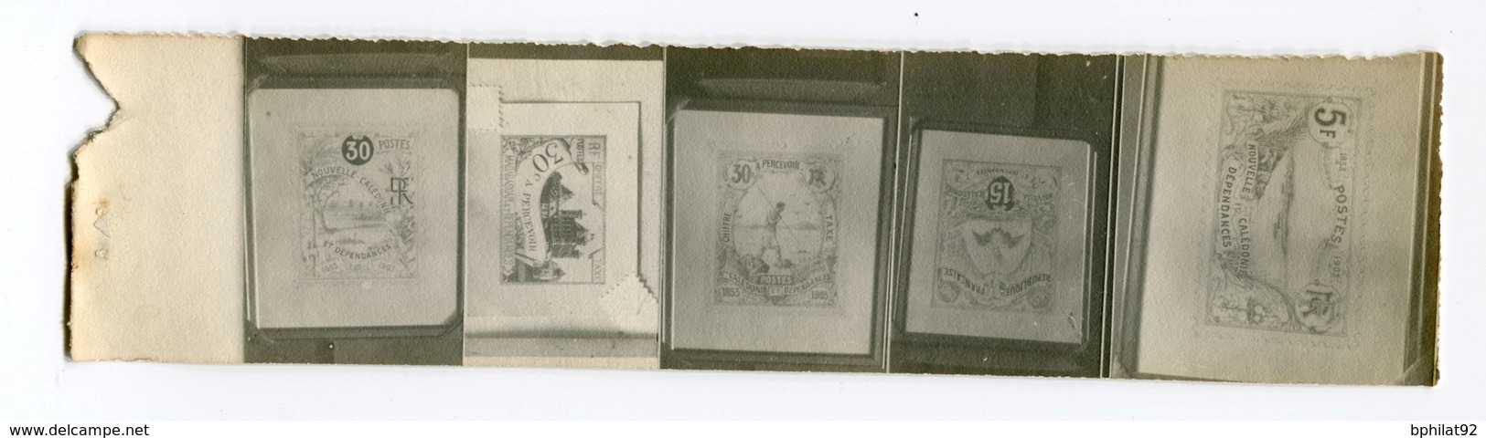 !!! PRIX FIXE : NOUVELLE CALEDONIE, PHOTO PROJETS DE TIMBRES NON EMIS - Unused Stamps