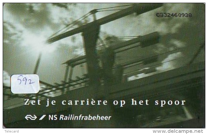 NEDERLAND CHIP TELEFOONKAART CRD 592 * NS Railinfrabeheer * Telecarte A PUCE PAYS-BAS ONGEBRUIKT MINT - Privé