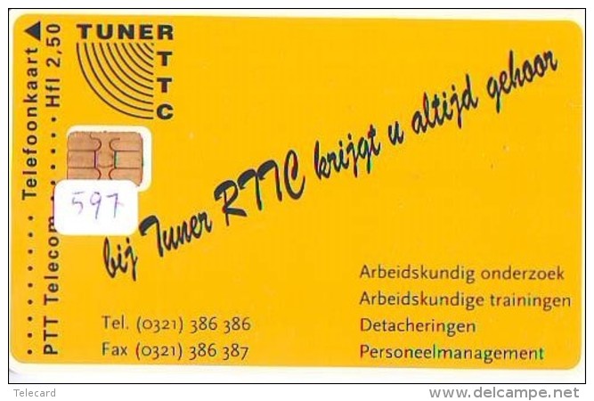 NEDERLAND CHIP TELEFOONKAART CRD 597 * RTTC  * Telecarte A PUCE PAYS-BAS ONGEBRUIKT MINT - Privé