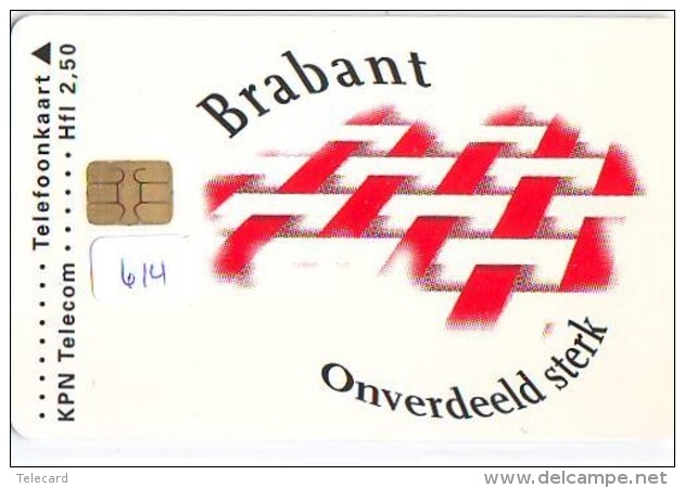 NEDERLAND CHIP TELEFOONKAART CRD 614 * BRABANT * Telecarte A PUCE PAYS-BAS ONGEBRUIKT MINT - Private