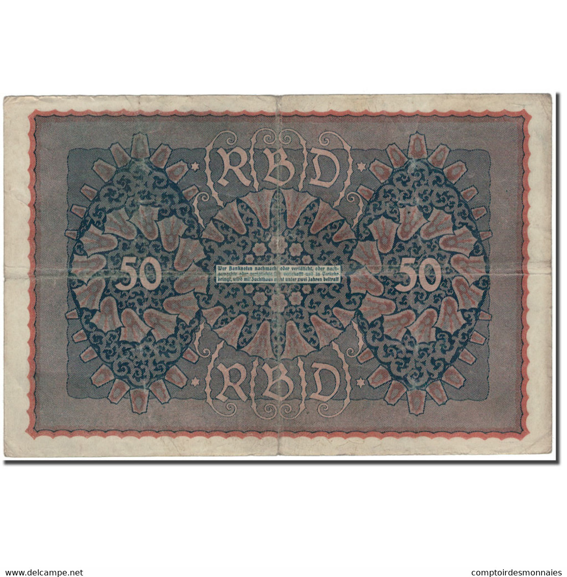 Billet, Allemagne, 50 Mark, 1919-06-24, KM:66, TB - 50 Mark