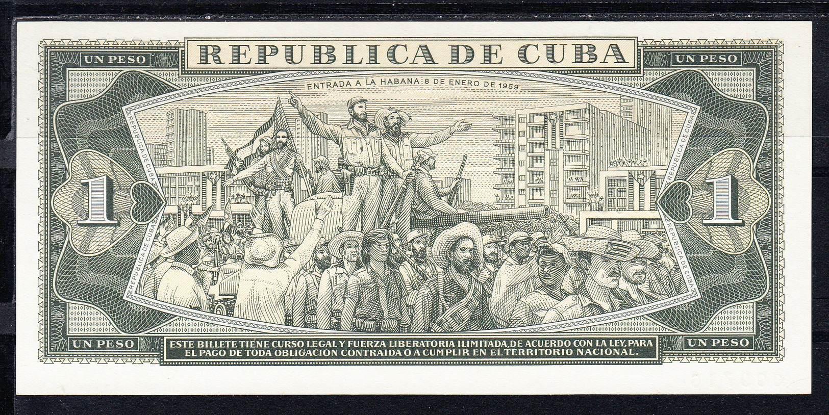 CUBA  1970   1 PESO.JOSÉ MARTÍ.  NUEVO.PICK Nº CS8 SPECIMEN  .B1215 - Cuba