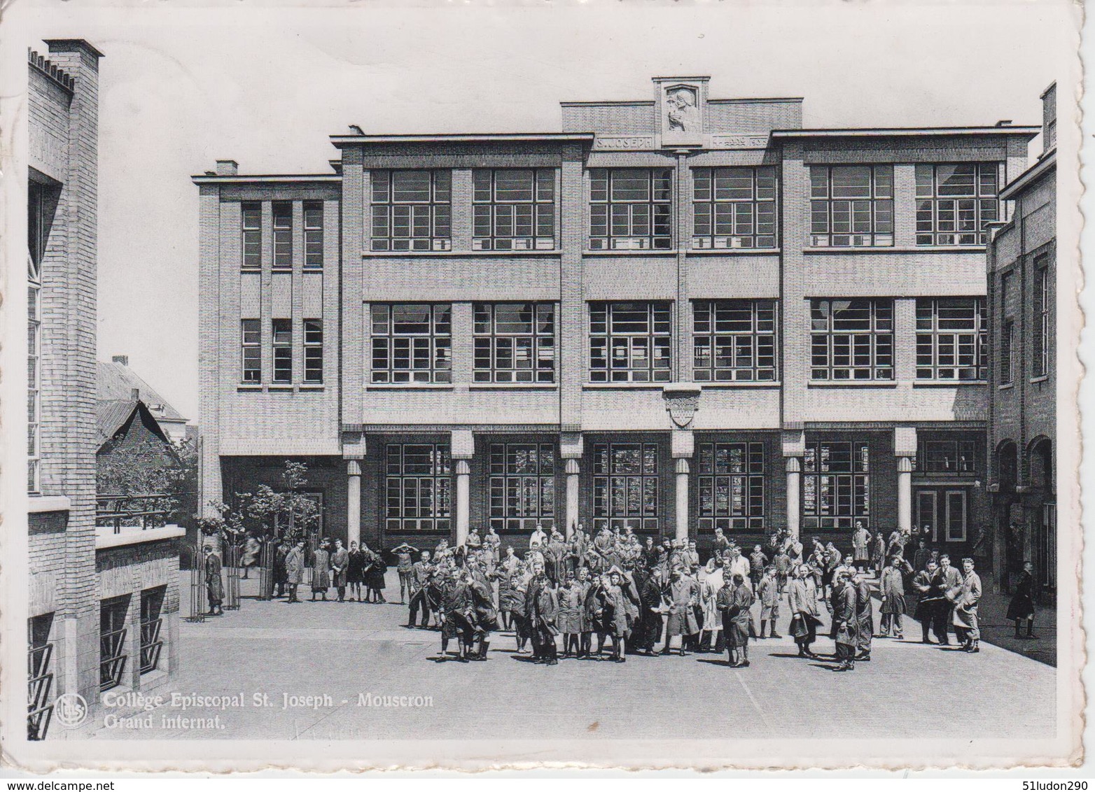 CPSM Mouscron - Collège épiscopal St-Joseph - Grand Internat (avec Jolie Animation) - Mouscron - Moeskroen