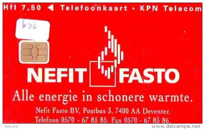 NEDERLAND CHIP TELEFOONKAART CRD 620 * NEFIT * Telecarte A PUCE PAYS-BAS ONGEBRUIKT MINT - Privé