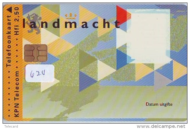 NEDERLAND CHIP TELEFOONKAART CRD 624 * LANDMACHT * Telecarte A PUCE PAYS-BAS ONGEBRUIKT MINT - Armée