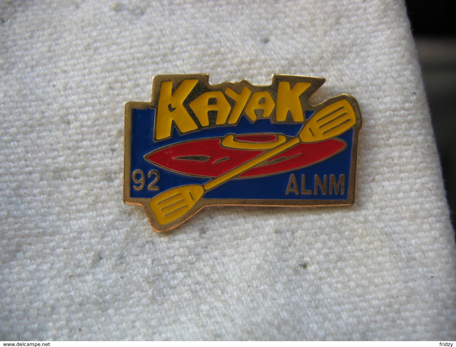 Pin's ALNM Canoë Kayak, Club De Canoë-kayak, Situé Dans La Région De Nancy, à Pont St Vincent. Dépt 54 - Canoë