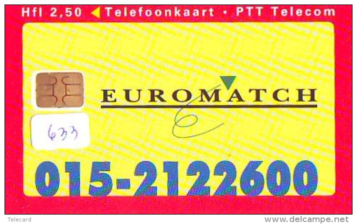NEDERLAND CHIP TELEFOONKAART CRD 633 *  Euromatch * Telecarte A PUCE PAYS-BAS ONGEBRUIKT MINT - Privé