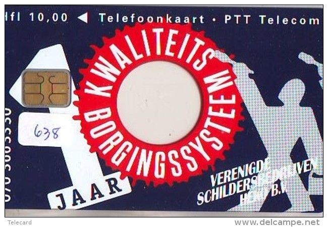 NEDERLAND CHIP TELEFOONKAART CRD 638 * BORGINGSSYSTEEM  * Telecarte A PUCE PAYS-BAS ONGEBRUIKT MINT - Privé