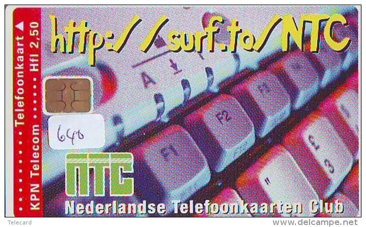 NEDERLAND CHIP TELEFOONKAART CRD 640 * NTC  * Telecarte A PUCE PAYS-BAS ONGEBRUIKT MINT - Privé