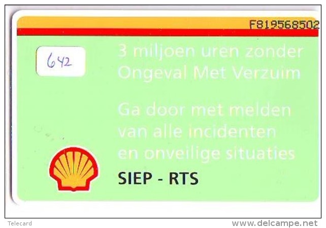 RRR * NEDERLAND CHIP TELEFOONKAART CRD 642 * SHELL  * Telecarte A PUCE PAYS-BAS ONGEBRUIKT MINT - Privé