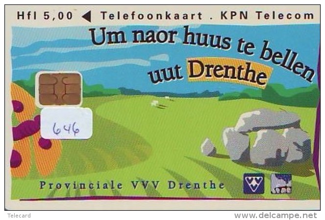 NEDERLAND CHIP TELEFOONKAART CRD 646 * DRENTHE  * Telecarte A PUCE PAYS-BAS ONGEBRUIKT MINT - Privé