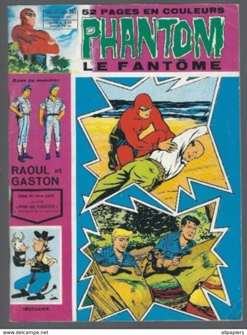 Phantom Le Fantôme N°450 Le Trésor Tabou - Raoul Et Gaston De 1974 - Phantom