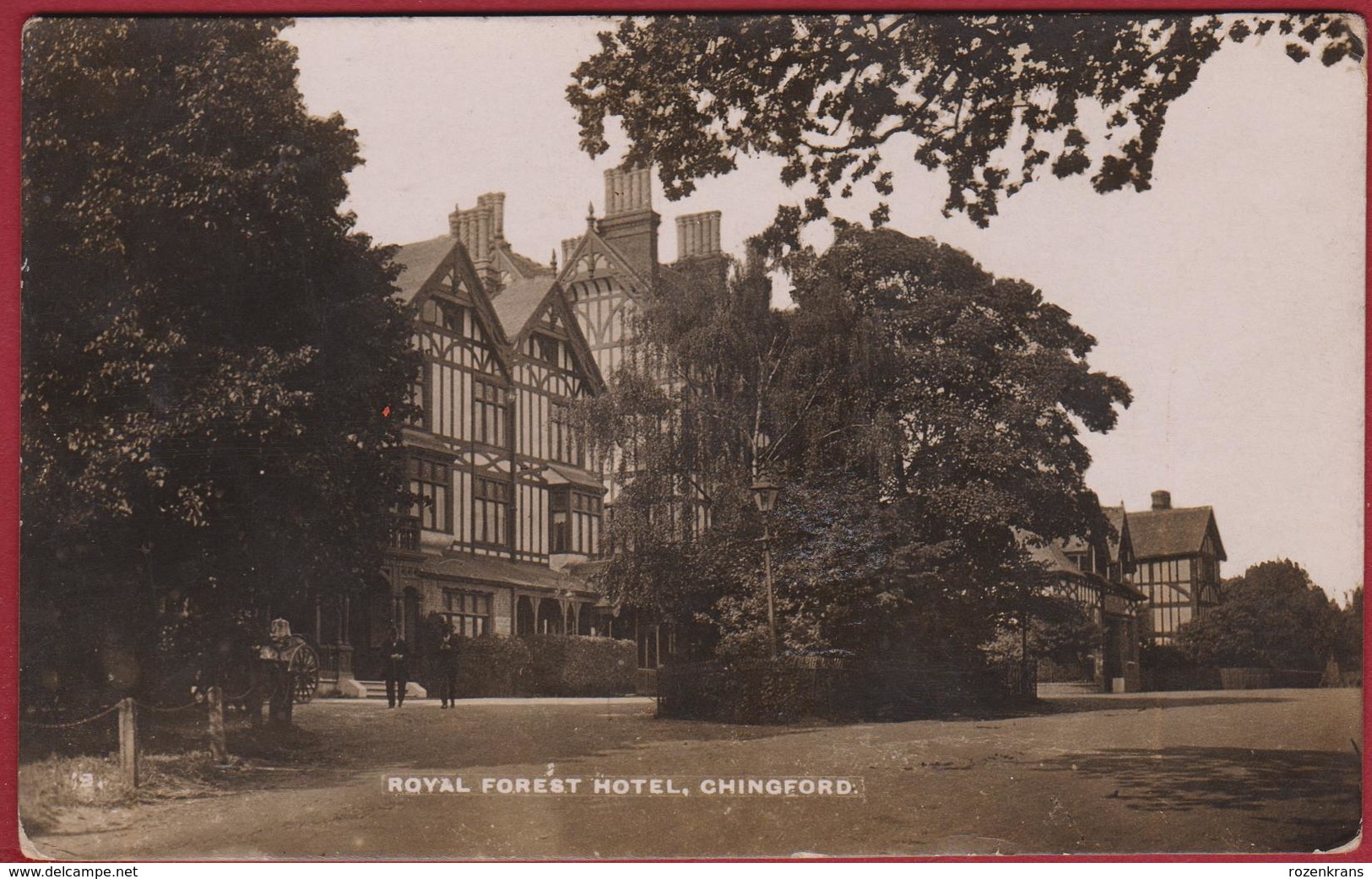 Old Postcard Photocard CHINGFORD ROYAL FOREST HOTEL OLD REAL PHOTO London Londen UK United Kingdom Fotokaart - London Suburbs